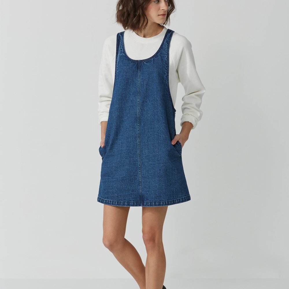 Frank and Oak Pinafore Dress